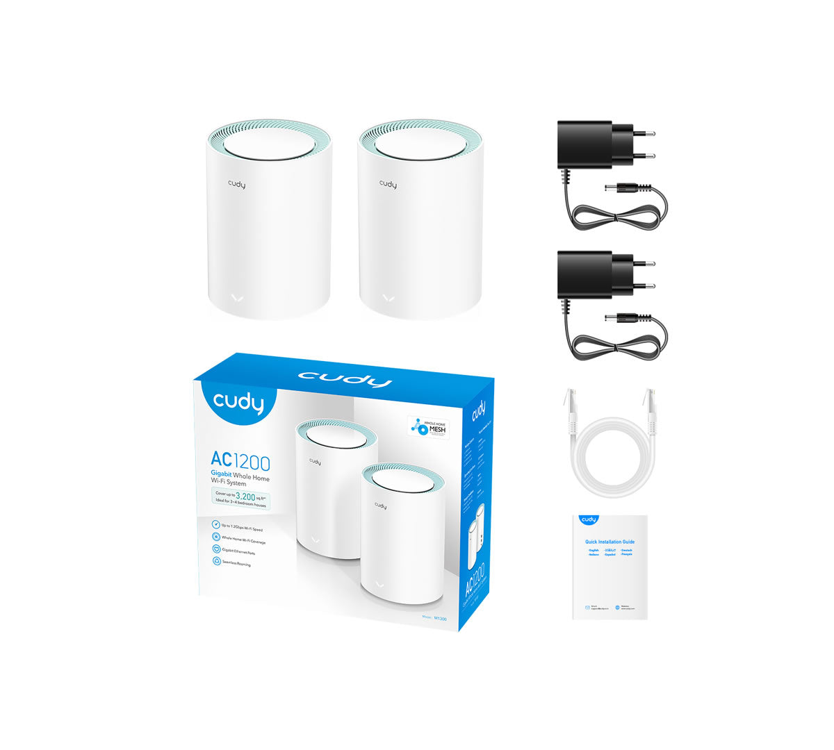 Cudy Mesh Kit (2 Pack) Fibre Router